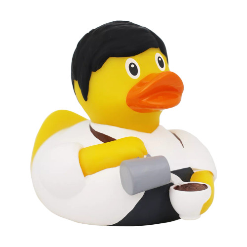 Barista Coffee Rubber Duck by LiLaLu | Ducks in the Window