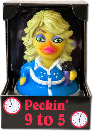 Peckin 9 to 5 Rubber Duck Bath Toy by Celebriducks | Ducks in the Window