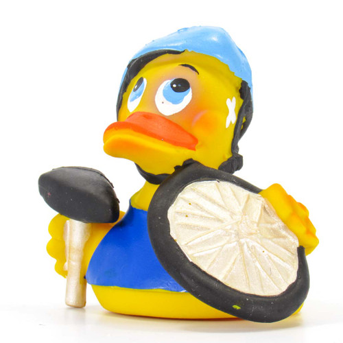Bicycle Crash Rubber Duck by Lanco 100% Natural Toy & Organic | Ducks in the Window®