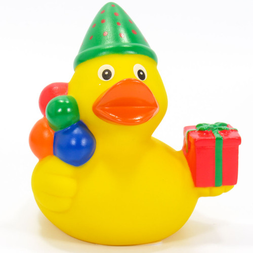 Birthday Celebration Rubber Duck by Schnabels  | Ducks in the Window®