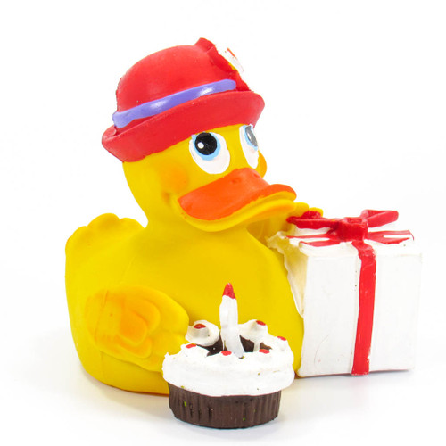 Birthday Rubber Duck by Lanco 100% Natural Toy & Organic | Ducks in the Window®