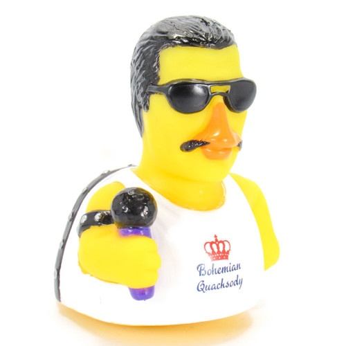 Bohemian Quacksody Queen Fredy Mercury Rubber Duck by Celebriducks | Ducks in the Window