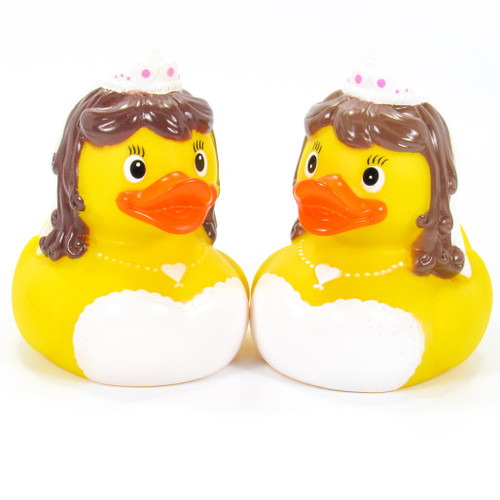 Wedding Bride & Bride Lesbian Rubber Ducks by Schnabels | Ducks in the Window®