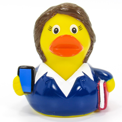 Business Woman Rubber Duck by Schnabels | Ducks in the Window®