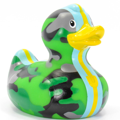 Camo Fusion Duck Rubber Duck Bath Toy By Bud Duck | Ducks in the Window