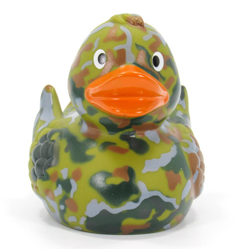 Camouflage Rubber Duck by Schnabels  | Ducks in the Window®