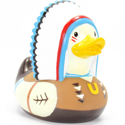 Chief Duck Rubber Duck Bath Toy by Bud Duck | Ducks in the Window®