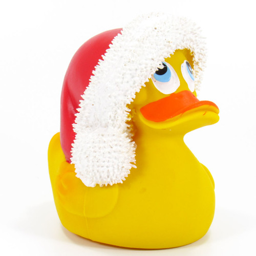 Christmas Santa Rubber Duck by Lanco 100% Natural Toy & Organic | Ducks in the Window®
