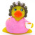 Coffee Time Rubber Duck (White) by Ad Line | Ducks in the Window®