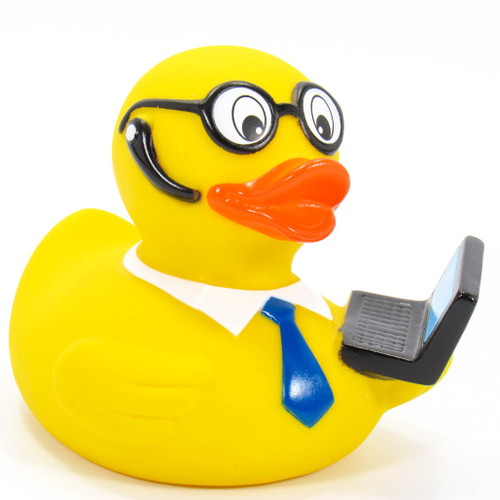 Computer Geek Rubber Duck by Schnabels | Ducks in the Window®
