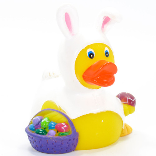 Easter Bunny (White) Rubber Duck by Ad Line | Ducks in the Window®