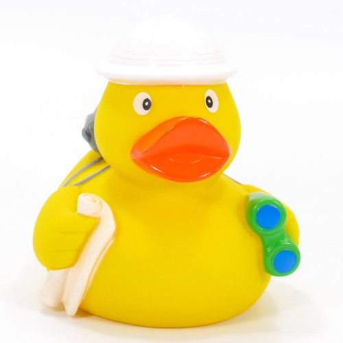 Backpack Explorer Rubber Duck by Schnabels | Ducks in the Window®