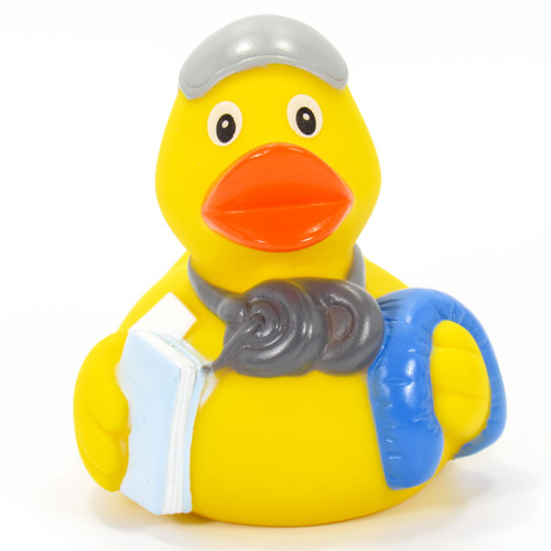Frequent Flyer Traveler Rubber Duck | Ducks in the Window®