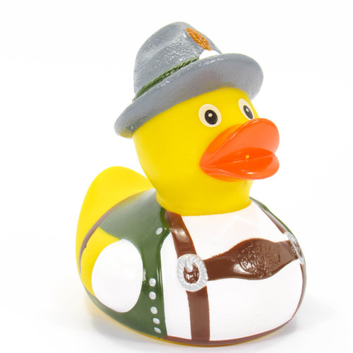 German Alps Octoberfest Rubber Duck by Schnabels  | Ducks in the Window®