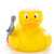 Golfer Rubber Duck