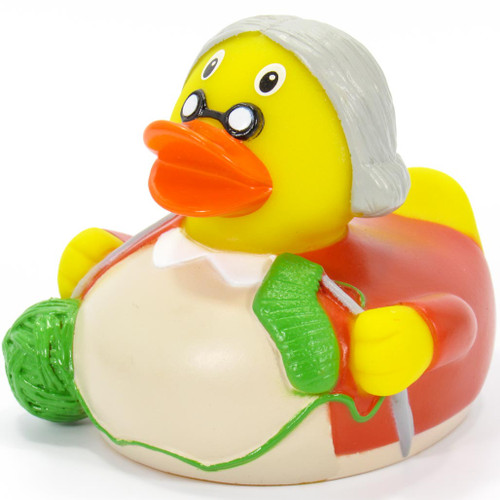 Grandmother Rubber Duck by Schnabels | Ducks in the Window®