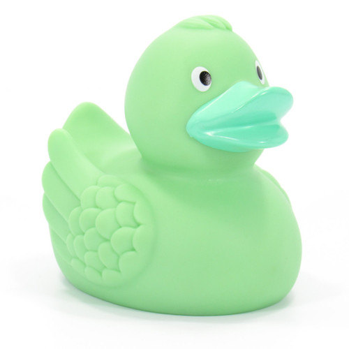 Green Pastel Rubber Duck by Schnabels  | Ducks in the Window®