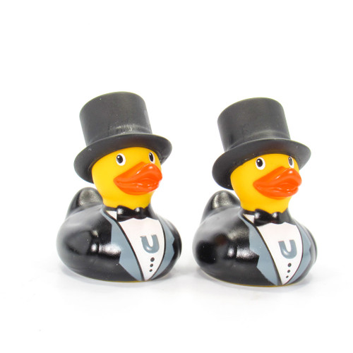 Groom & Groom Duck Mini Set Rubber Duck Bath Toy by Bud Duck | Ducks in the Window®