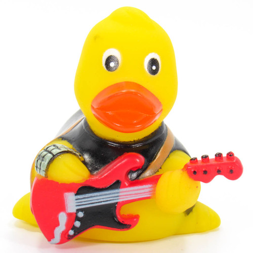 Guitar Player Rubber Duck Ad Line | Ducks in the Window®