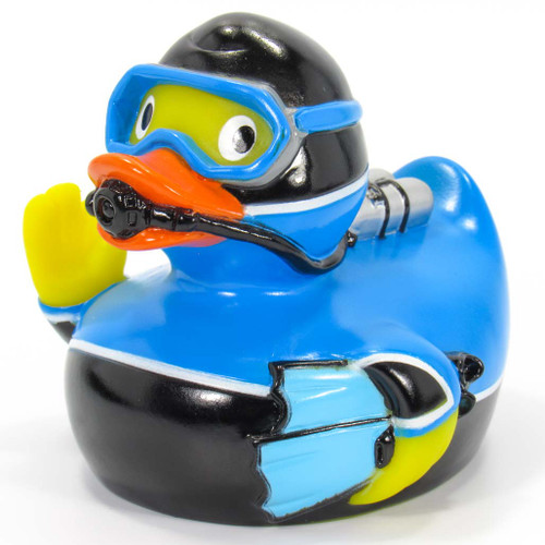 Scuba Diver Rubber Duck by Schnabels  | Ducks in the Window®