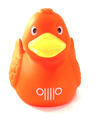 Jeep Ducked Off Road  Rubber Duck Orange by Schnabels  | Ducks in the Window®