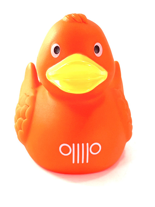 Jeep Ducked Off Road  Rubber Duck Orange by Schnabels  | Ducks in the Window®