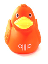 Jeep Ducked Off Road  Rubber Duck Orange by Schnabels  | Ducks in the Window®