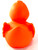 Jeep Ducked Off Road  Rubber Duck Orange by Schnabels  | Ducks in the Window®