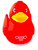 Jeep Ducked Off Road  Rubber Duck Red by Schnabels  | Ducks in the Window®