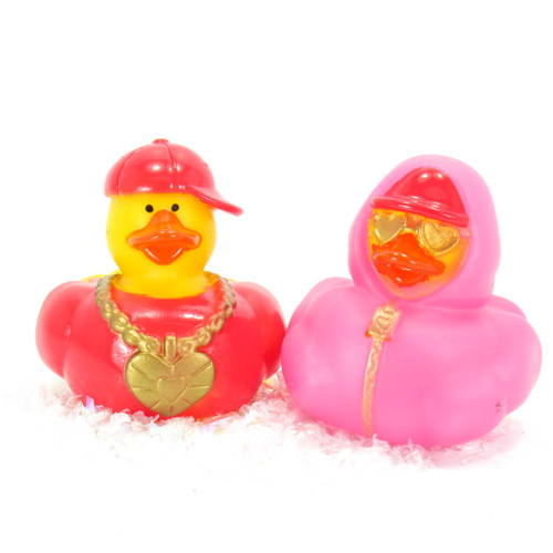 Hip Hop Valentines Love Gift Bundle Small Rubber Ducks | Ducks in the Window