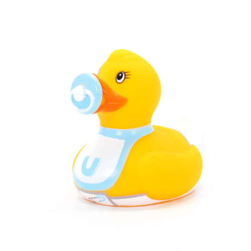 "It's A Boy" Duck Mini  Rubber Duck Bath Toy by Bud Duck | Ducks in the Window