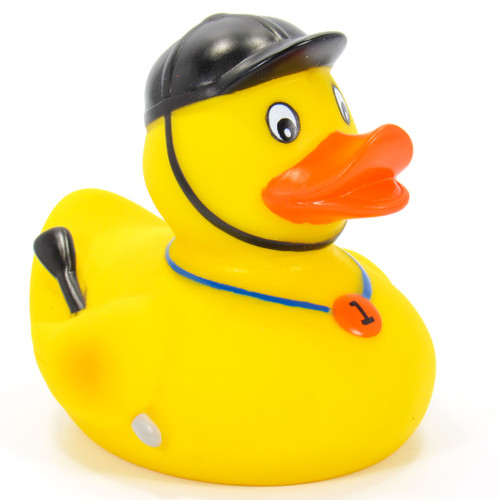 Jockey Rubber Duck by Schnabels | Ducks in the Window®