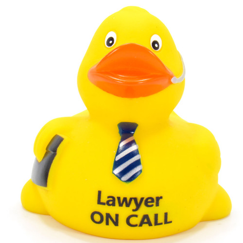 Lawyer On Call Rubber Duck by Ducks in the Window®