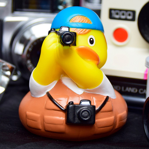 Photographer Rubber Duck by LILALU bath toy | Ducks in the Window