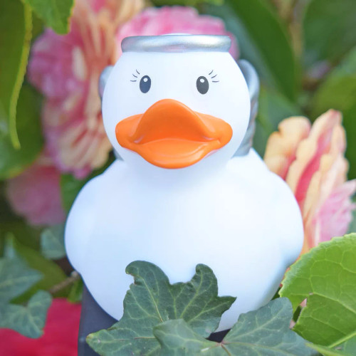 Angel White rubber Duck by Lilalu | Ducks in the Window