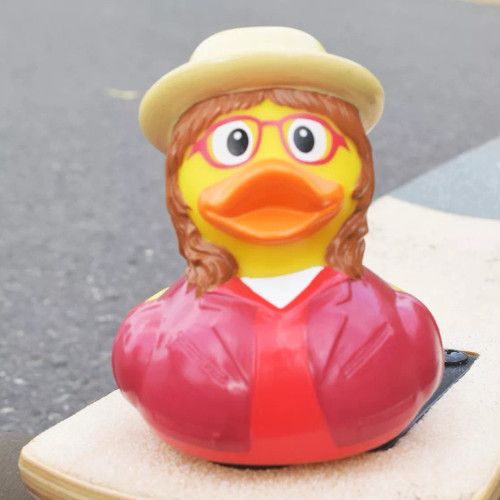 Hipster Female Rubber Duck by LILALU bath toy | Ducks in the Window