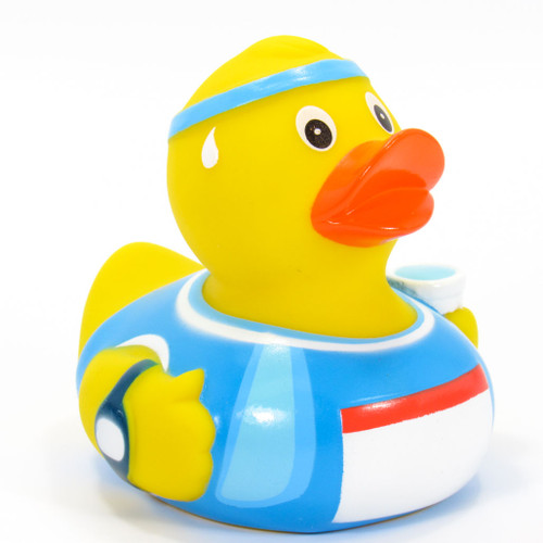 Marathon Runner Rubber Duck by Schnabels | Ducks in the Window®