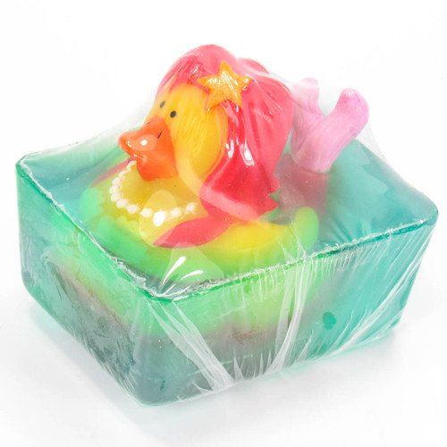 Mermaid (Red) Rubber Duck All Natural Soap by Heartland Fragrance | Ducks in the Window