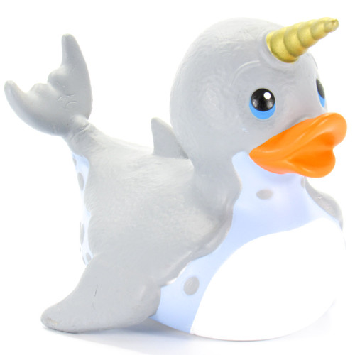 Narwhal Whale Rubber Duck by Wild Republic | Ducks in the Window®