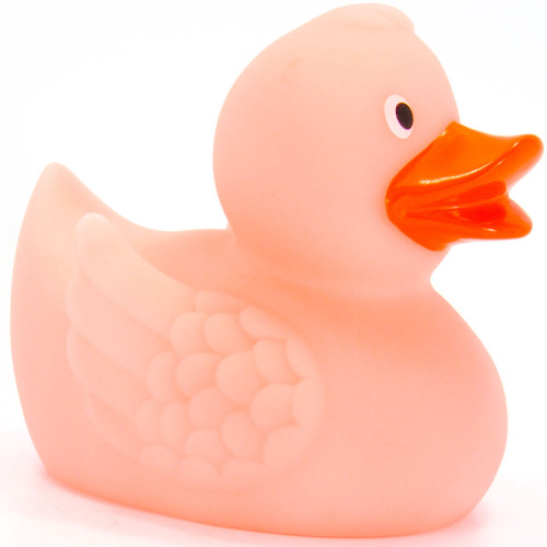 Pink Glow in the dark Rubber Duck Bath Toy by Schnabels | Ducks in the Window