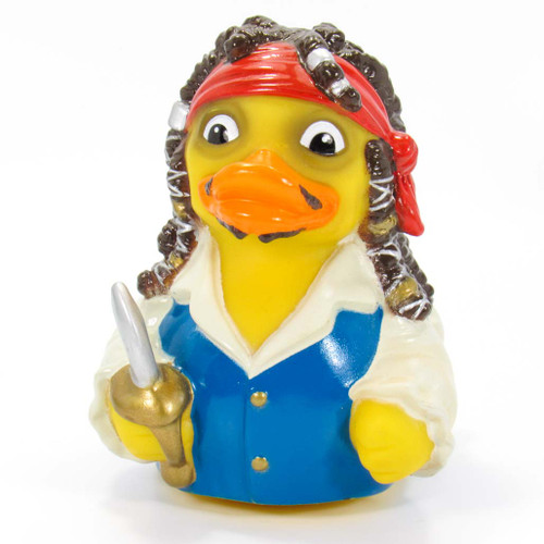 Captain Quack Mallard, Pirate of the Quackibbean  Rubber Duck (Pirates of the Caribbean Captain Jack Sparrow) by Celebriducks | Ducks in the Window®