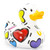 Pop Heart Duck Rubber Duck by Bud Duck | Ducks in the Window