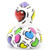 Pop Heart Duck Rubber Duck by Bud Duck | Ducks in the Window