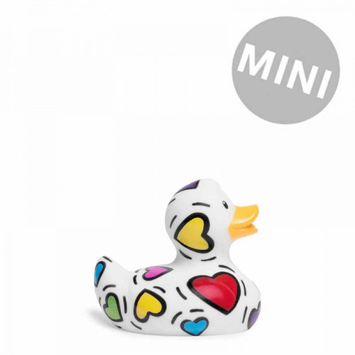 Pop Heart Duck Mini Rubber Duck Bath Toy by Bud Duck | Ducks in the Window
