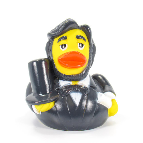 President Abraham Lincoln Rubber Duck by Yarto | Ducks in the Window®