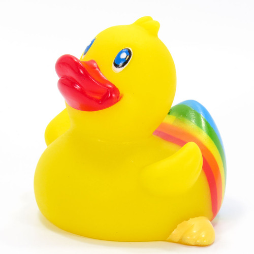 Rainbow Rubber Duck (Gay Pride) by Ad Line | Ducks in the Window®