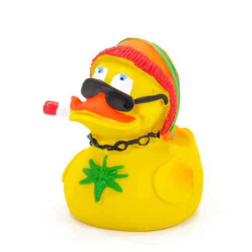 Jamaican Rasta Rubber Duck by Lanco 100% Natural Toy & Organic | Ducks in the Window®