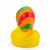 Jamaican Rasta Rubber Duck by Lanco 100% Natural Toy & Organic | Ducks in the Window®