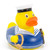 Sailor Blue Rubber Duck by Schnabels | Ducks in the Window®