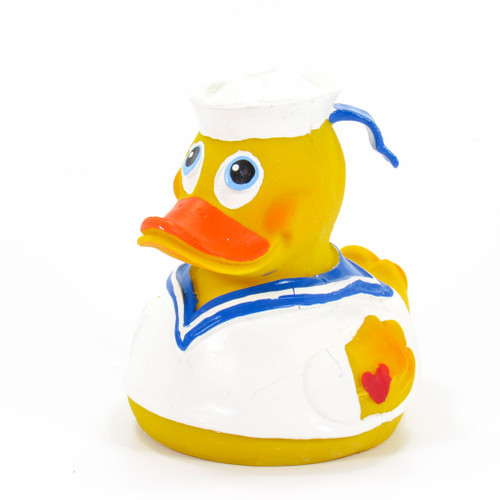 Sailor Crew Capitan Rubber Duck by Lanco 100% Natural Toy & Organic | Ducks in the Window®